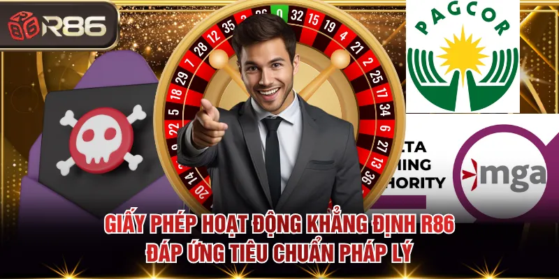 Giấy phép hoạt động khẳng định R86 đáp ứng tiêu chuẩn pháp lý