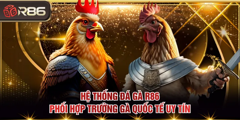 Hệ thống đá gà R86 phối hợp trường gà quốc tế uy tín