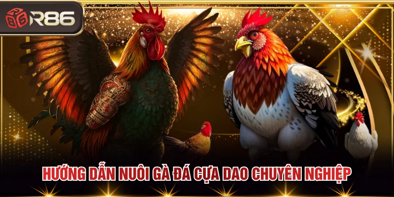 Hướng dẫn nuôi gà đá cựa dao chuyên nghiệp